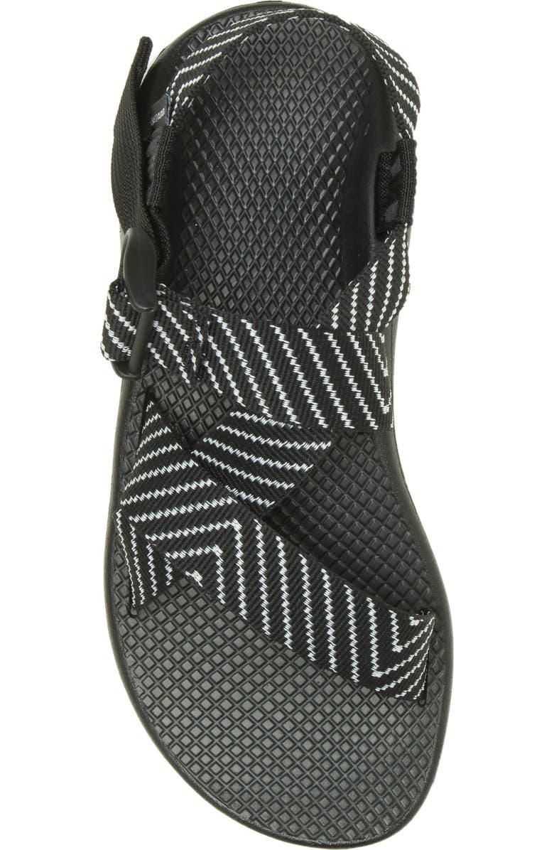 Chaco Mega Z Cloud Sandal, Alternate, color, Vibin Black/ White