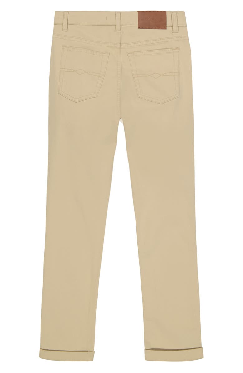 Lucky Brand Kids' Slim Fit Five-Pocket Twill Pants, Alternate, color, Pelican