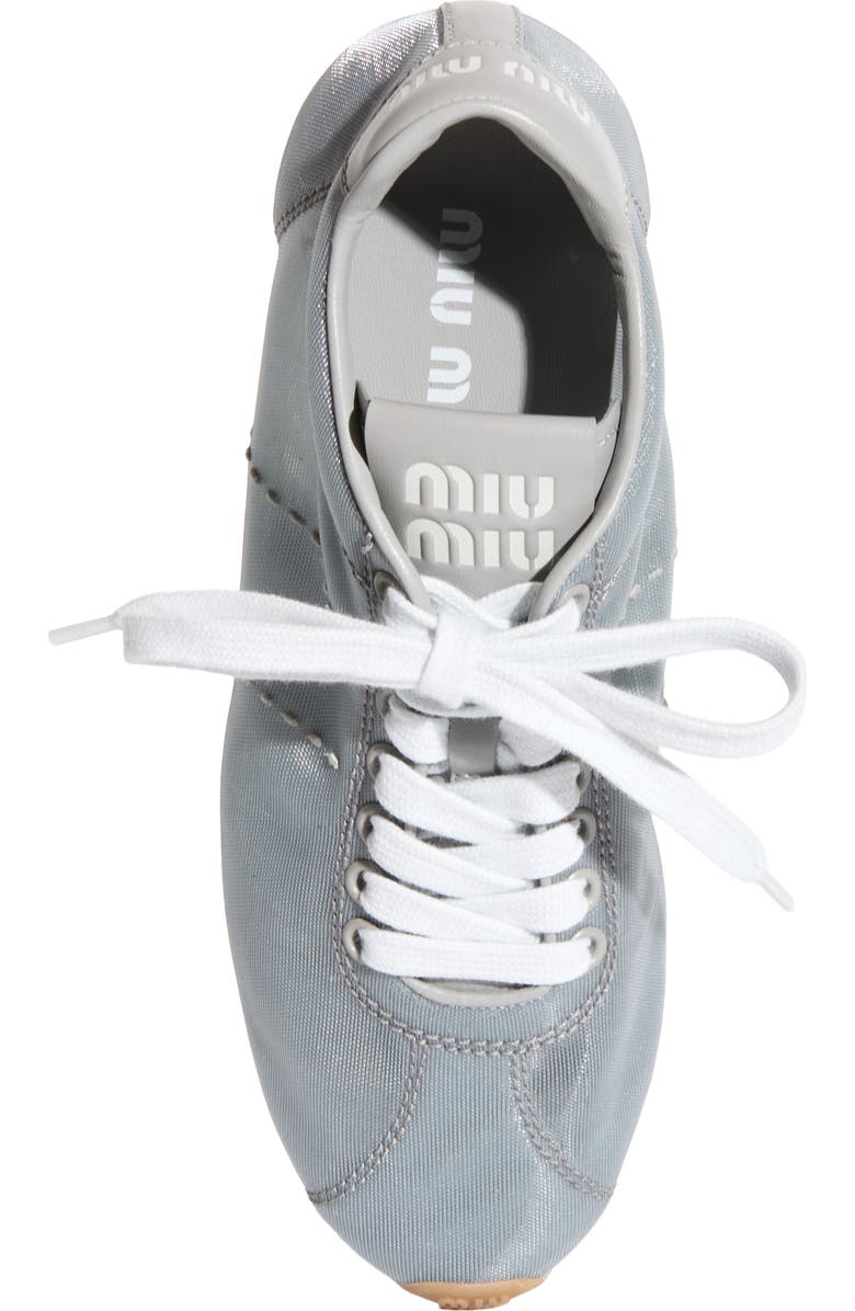 Miu Miu Plume Mesh Sneaker, Alternate, color,
