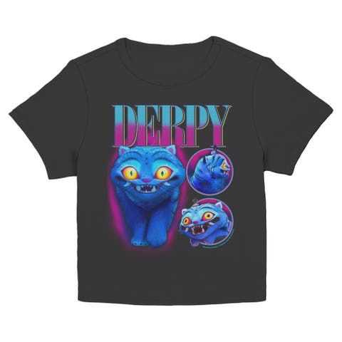 Junior's KPop Demon Hunters Supernatural Derpy Portrait  Graphic T-Shirt