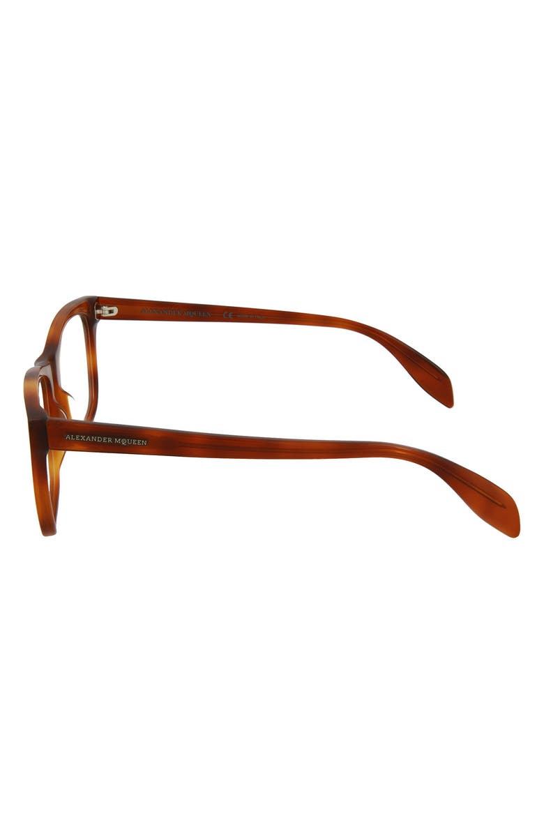 McQueen Alexander McQueen 55mm Rectangle Optical Frames, Alternate, color,