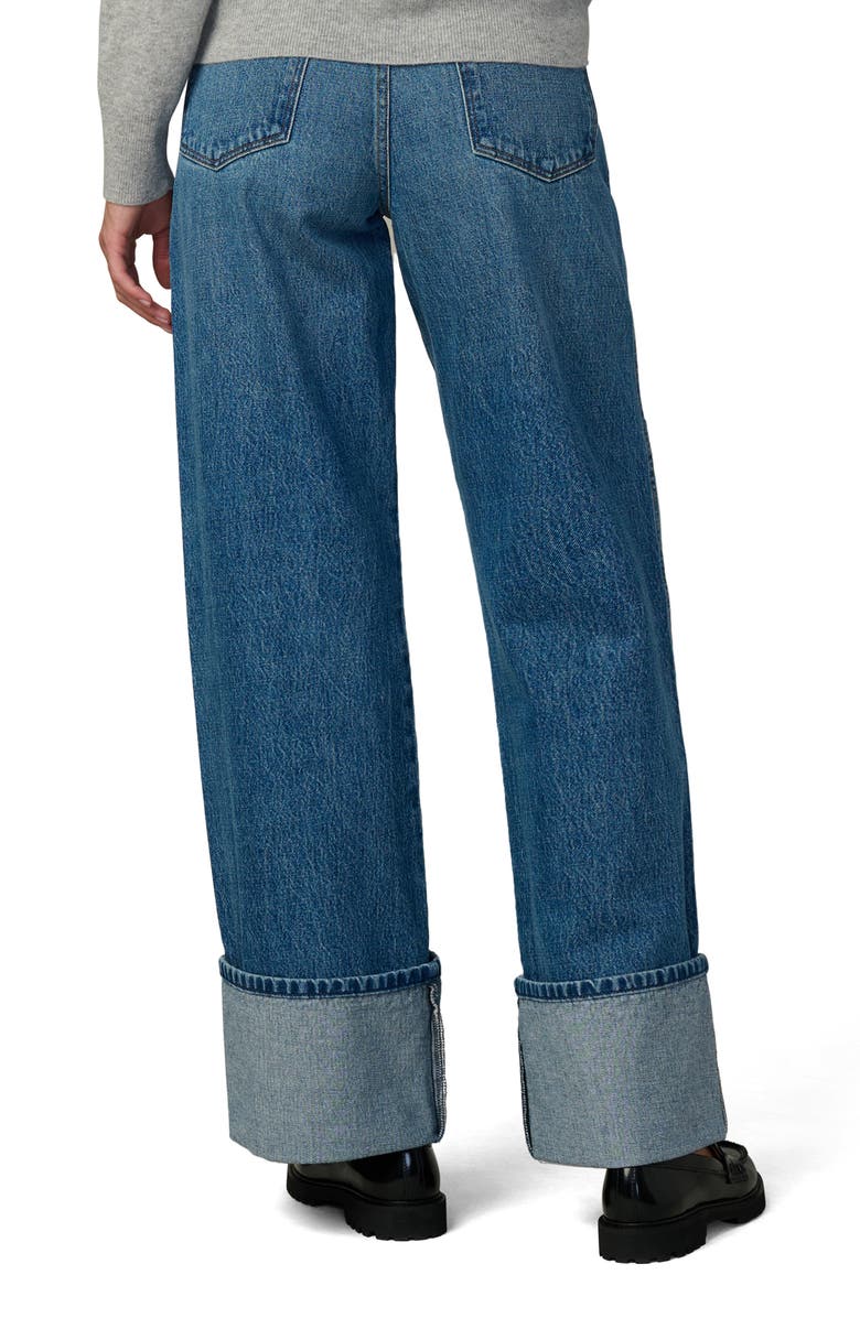 Joe's The Margot Cuffed High Waist Wide Leg Jeans, Alternate, color, Classic