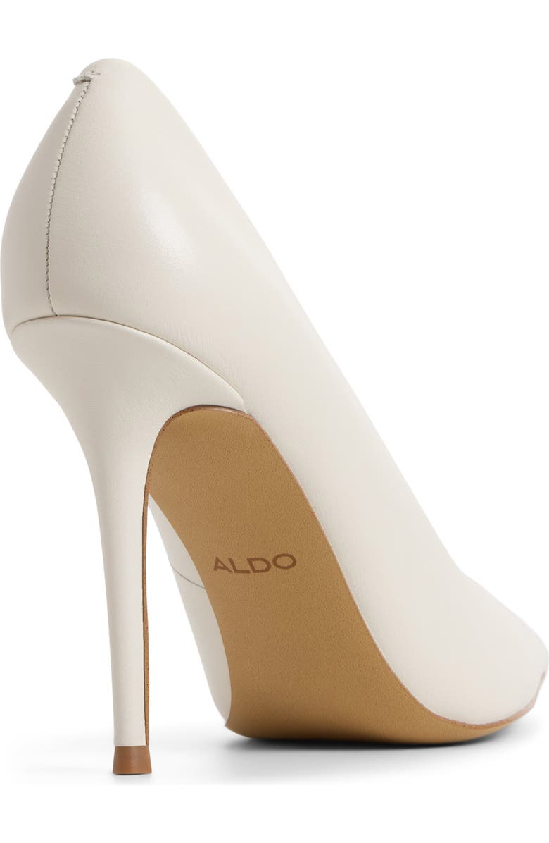ALDO Stasya Pointed Toe Pump, Alternate, color, White/ Bone