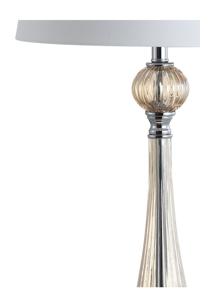 JONATHAN Y Chloe 32.5" Glass LED Table Lamp, Champagne, Alternate, color, Champagne
