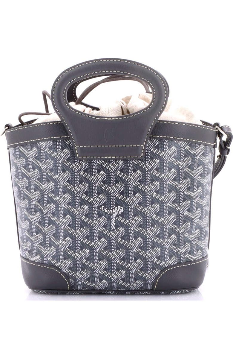 Pre-Owned Goyard Beluga Bag Coated Canvas Mini, Alternate, color, Gray