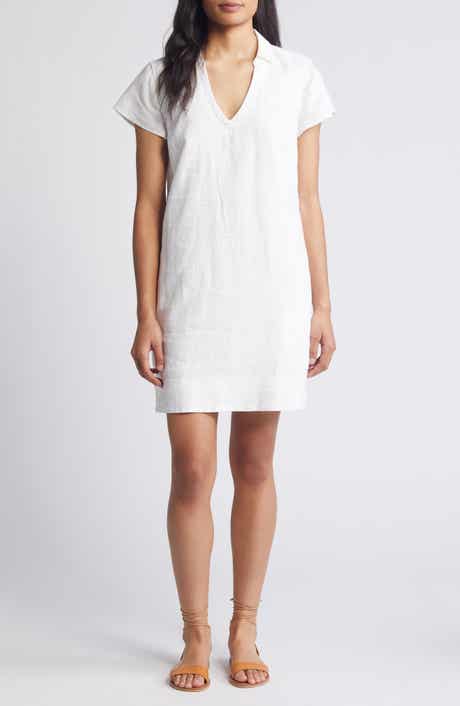 Tommy Bahama Two Palms Short Sleeve Linen Dress