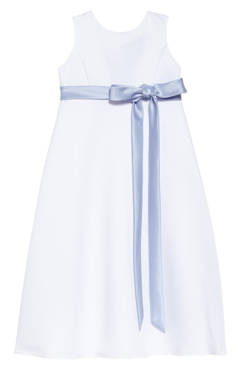 Us Angels Sleeveless Satin Dress, Main, color, 