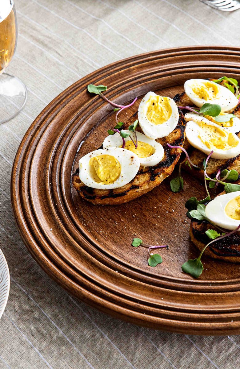 Juliska Bilbao Wood Charger Plate, Alternate, color, 