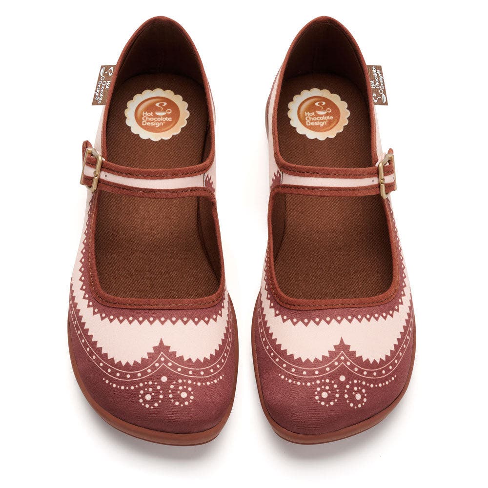 Hot Chocolate Design Havana Coffee Women's Mary Jane Flats, Alternate, color, Havana Coffee