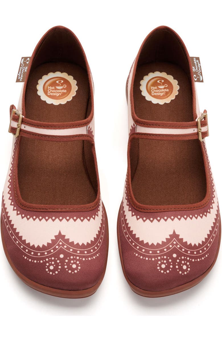 Hot Chocolate Design Havana Coffee Women's Mary Jane Flats, Alternate, color, Havana Coffee