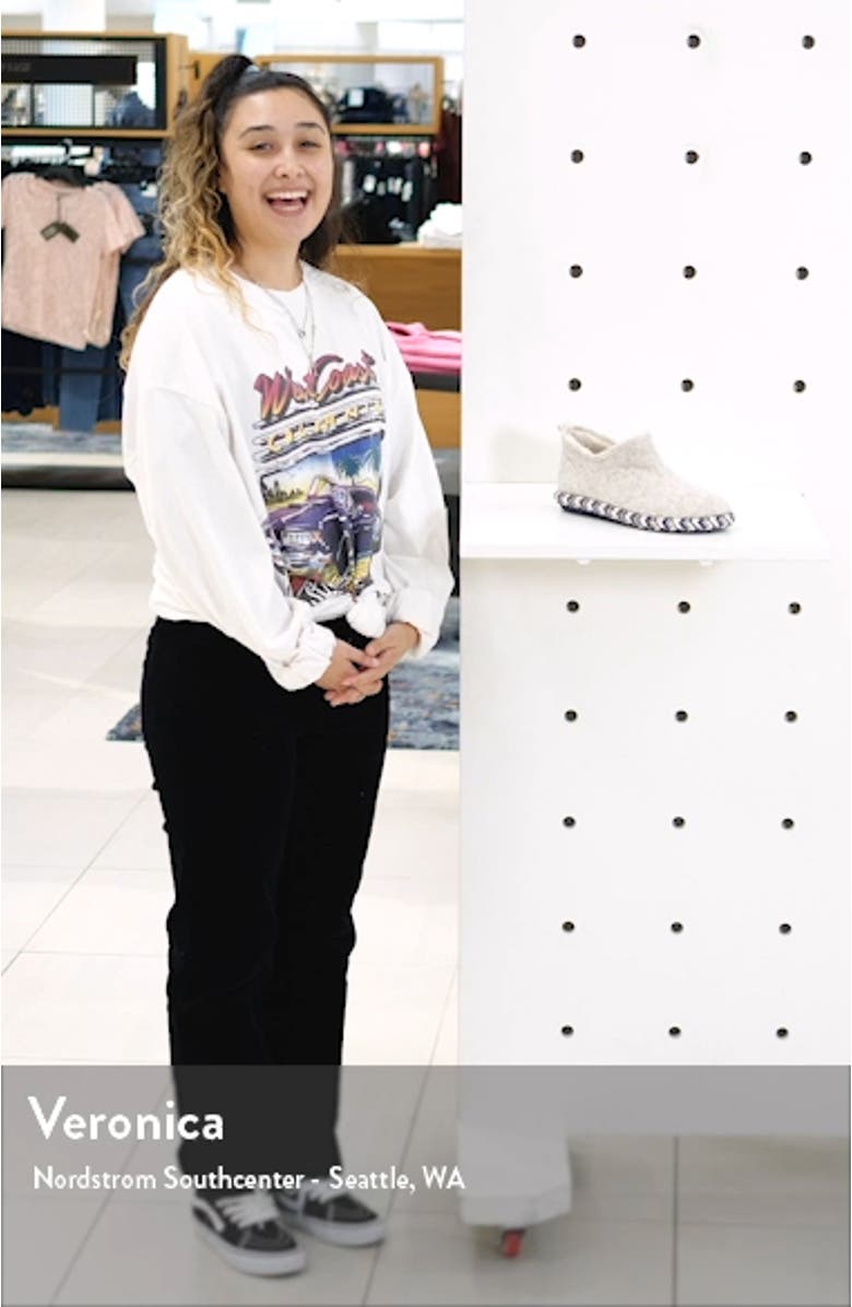 Maia Faux Fur Lined Scuff Slipper, sales video thumbnail