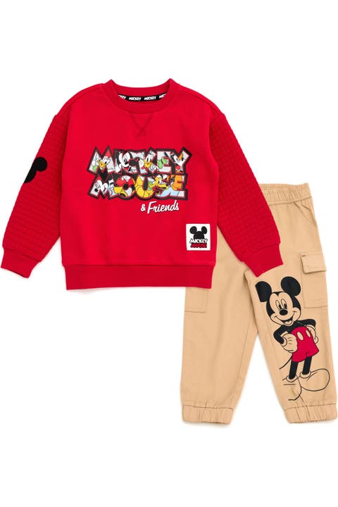 Mickey Mouse Fleece Sweatshirt and Pants Set