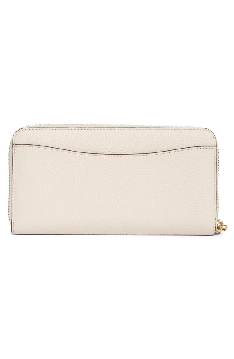 Kate Spade New York taylor zip around continental wallet, Alternate, color, Parchment