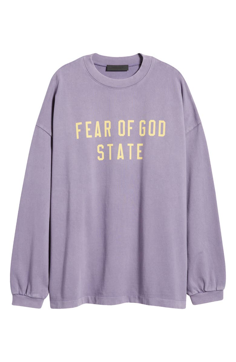 Fear of God Essentials Gender Inclusive State Logo Long Sleeve T-Shirt, Alternate, color,
