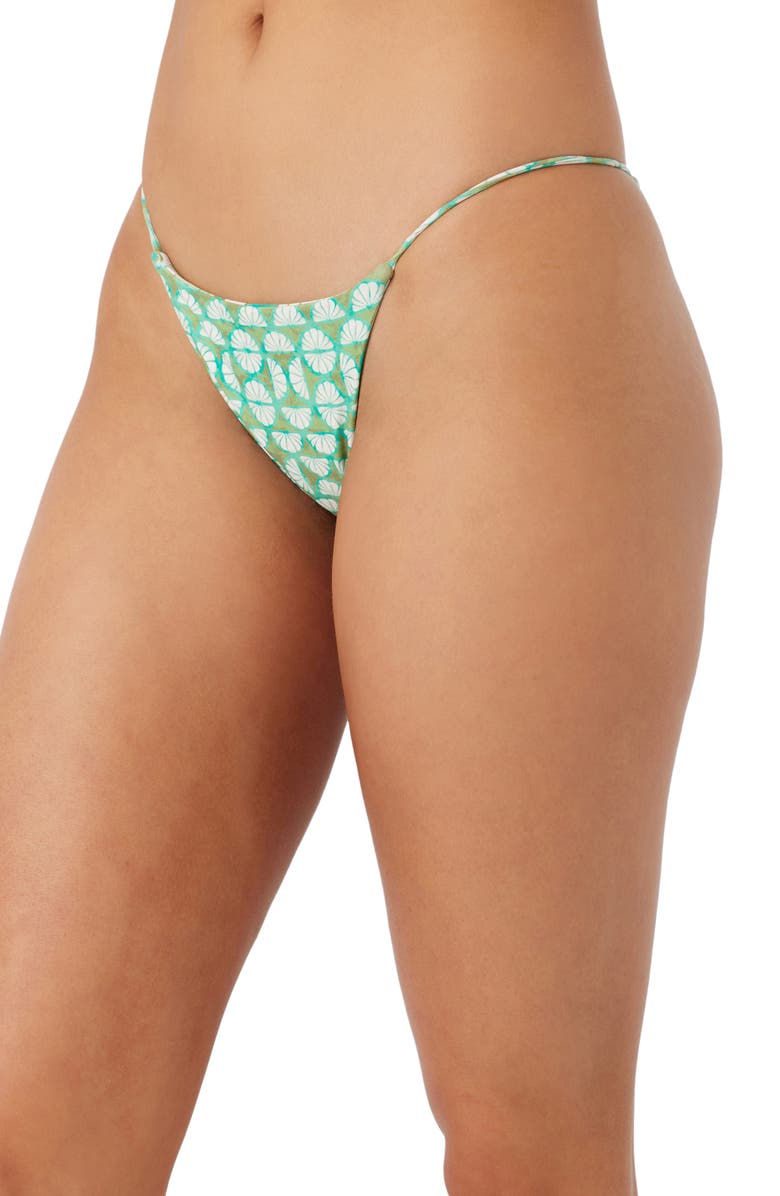 O'Neill Shell Abstract Redondo Reversible Bikini Bottoms, Alternate, color, Multi Colored