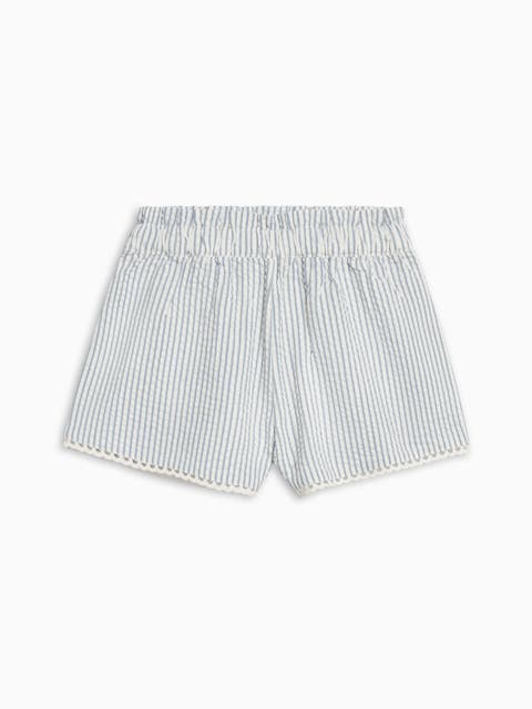 Organic Patty Scalloped Trim Short (Toddler & Little Kids)