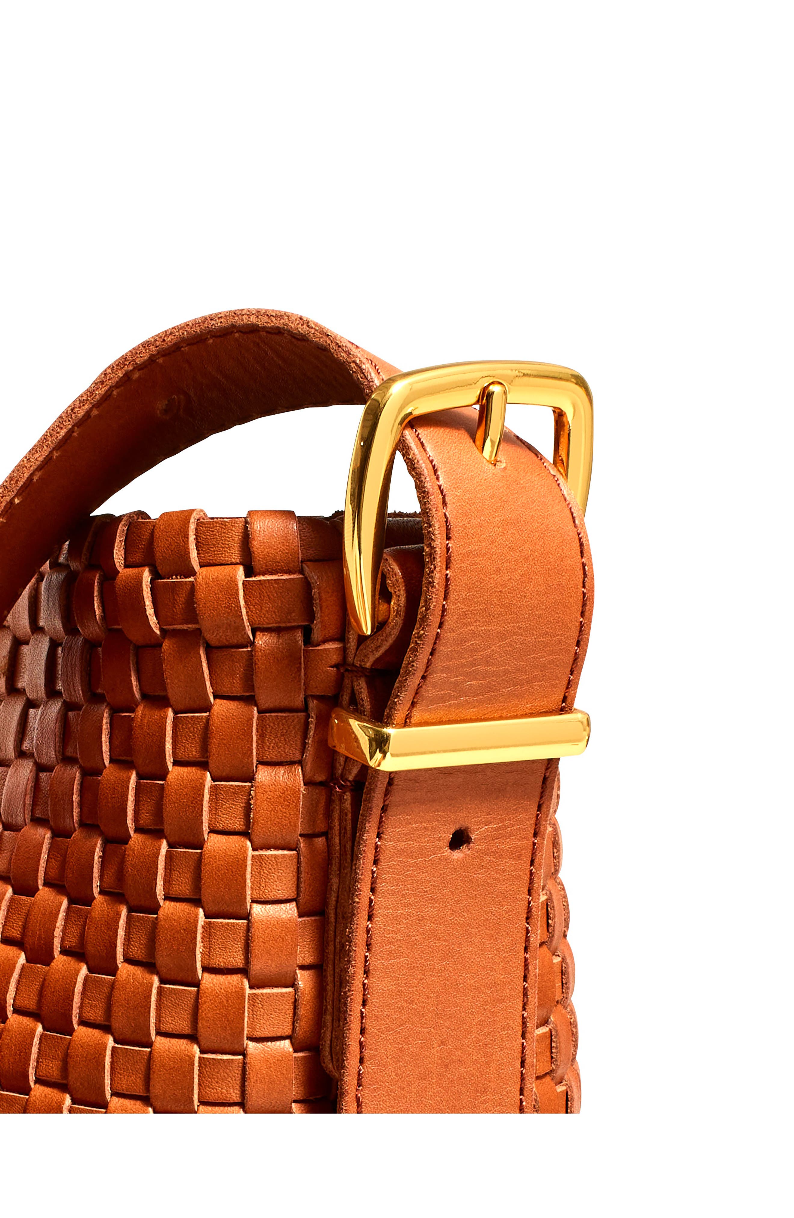 Madewell The Mini Essential Leather Bucket Bag, Alternate, color, 