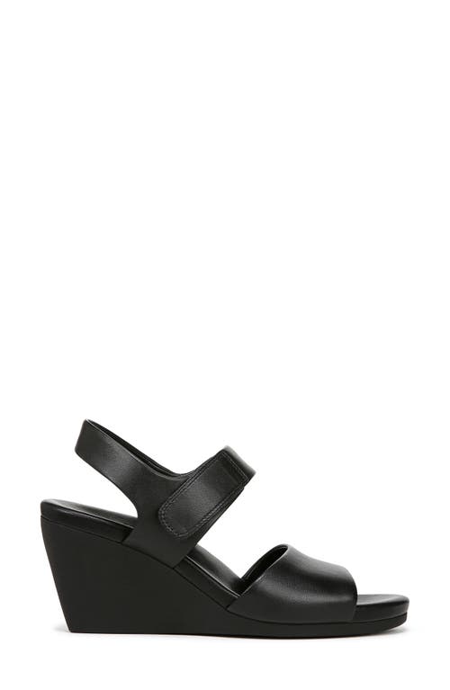 Naturalizer Imani Slingback Platform Wedge Sandal In Black