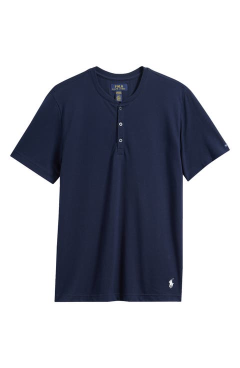 Featherweight Short Sleeve Henley Pajama Top