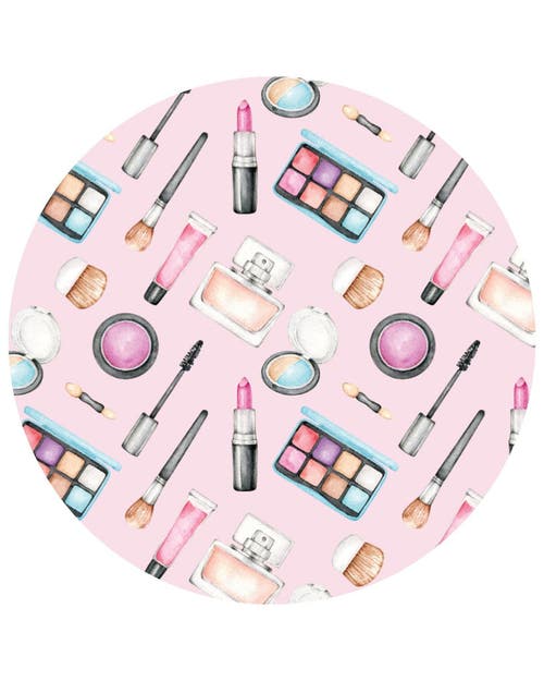 Lev Baby Makeup Print Twirl Dress In Pink