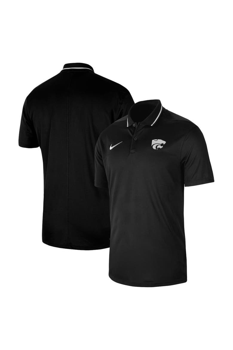Men's Nike  Black Kansas State Wildcats 2023 Sideline Coaches Performance Polo, Alternate, color, Black