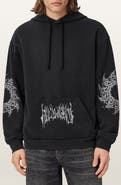 AllSaints Helvette Graphic Hoodie