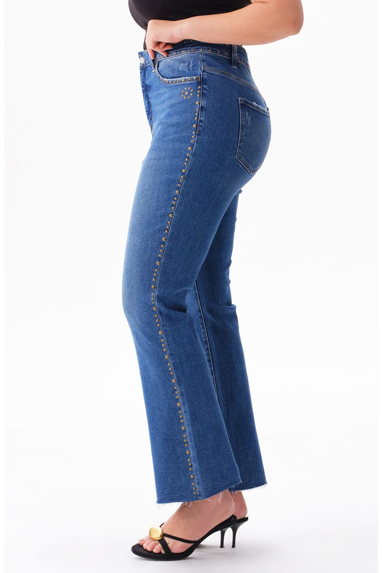 High Waist Bootcut Jeans, Alternate, color, MEDIUM BLUE