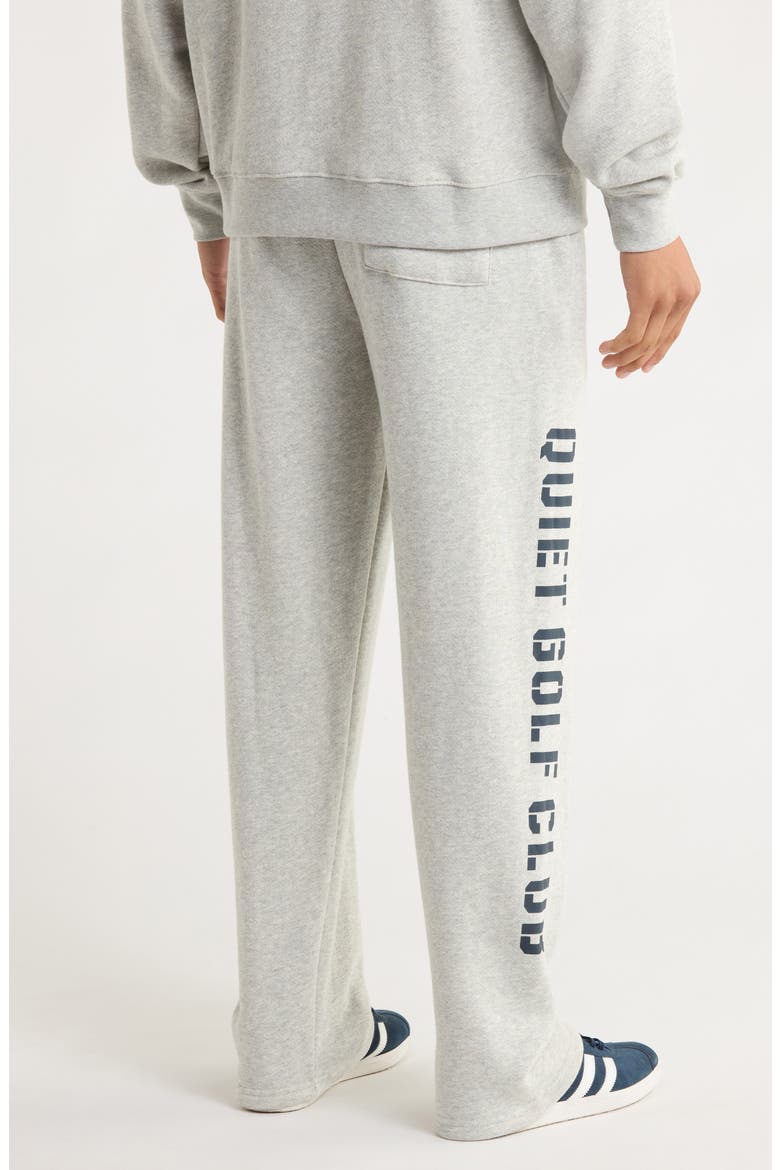 Stencil Logo Cotton Sweatpants, Alternate, color, ASH