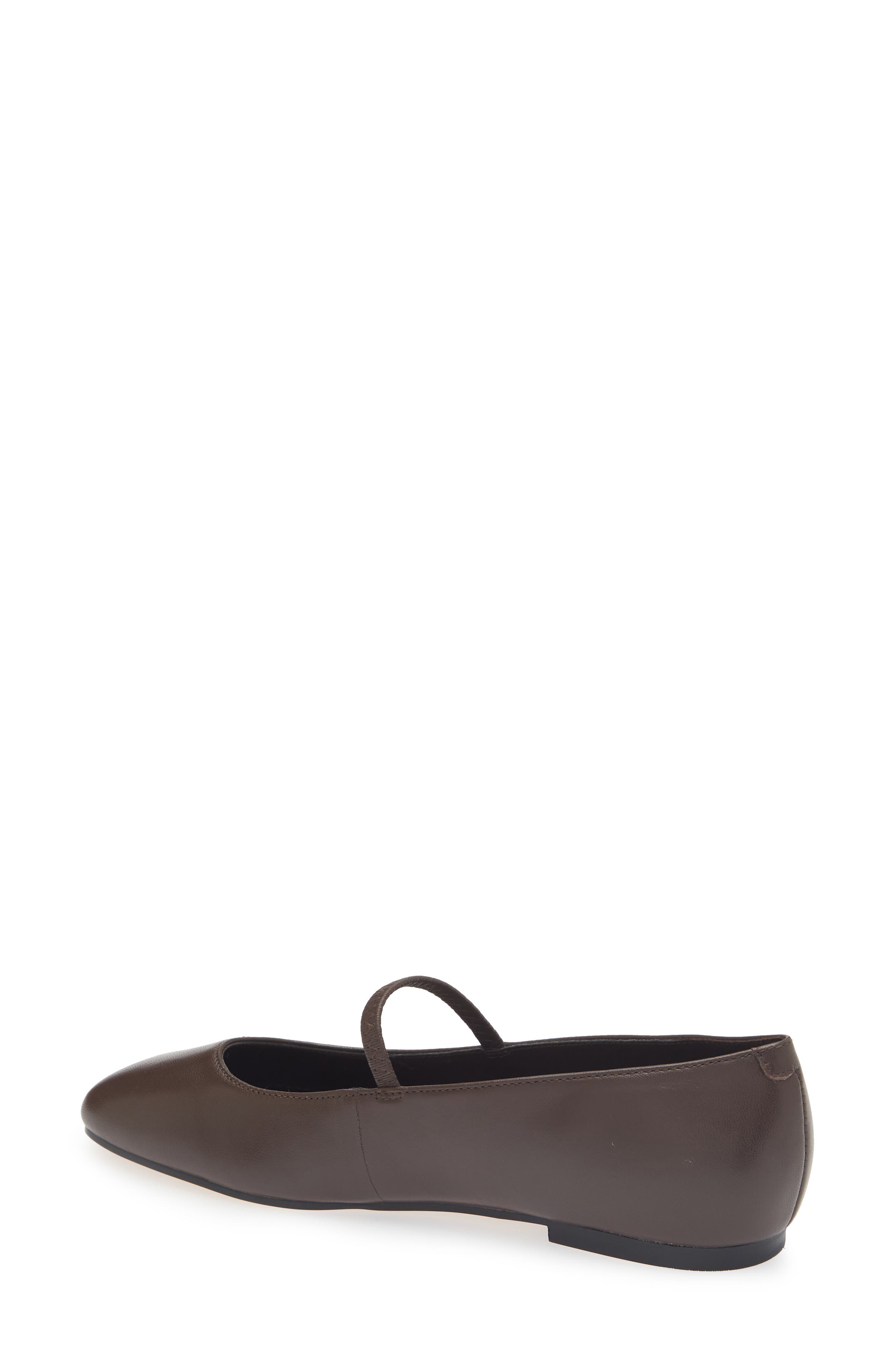 Urella Mary Jane Flat, Alternate, color, DARK BROWN
