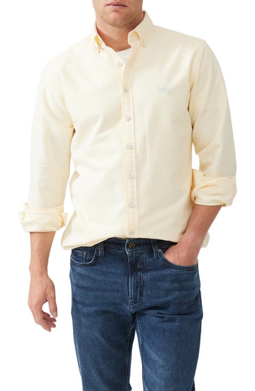 Rodd & Gunn Gunn Oxford Sports Fit Shirt In Yellow