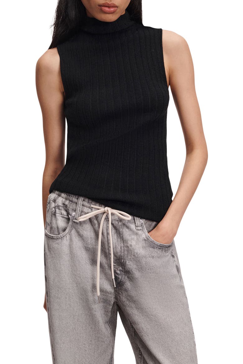 rb Miramar Pull-On Wide Leg Cotton Terry Sweatpant Jeans, Alternate, color, ICY GREY