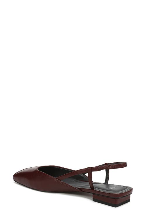 Sarto By Franco Sarto Telica Slingback Flat In Burgundy