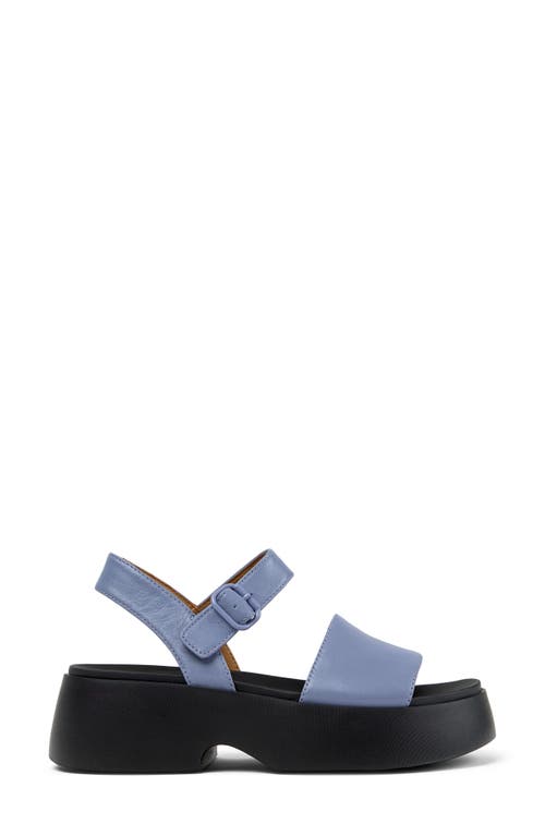 Camper Tasha Slingback Platform Sandal In Blue