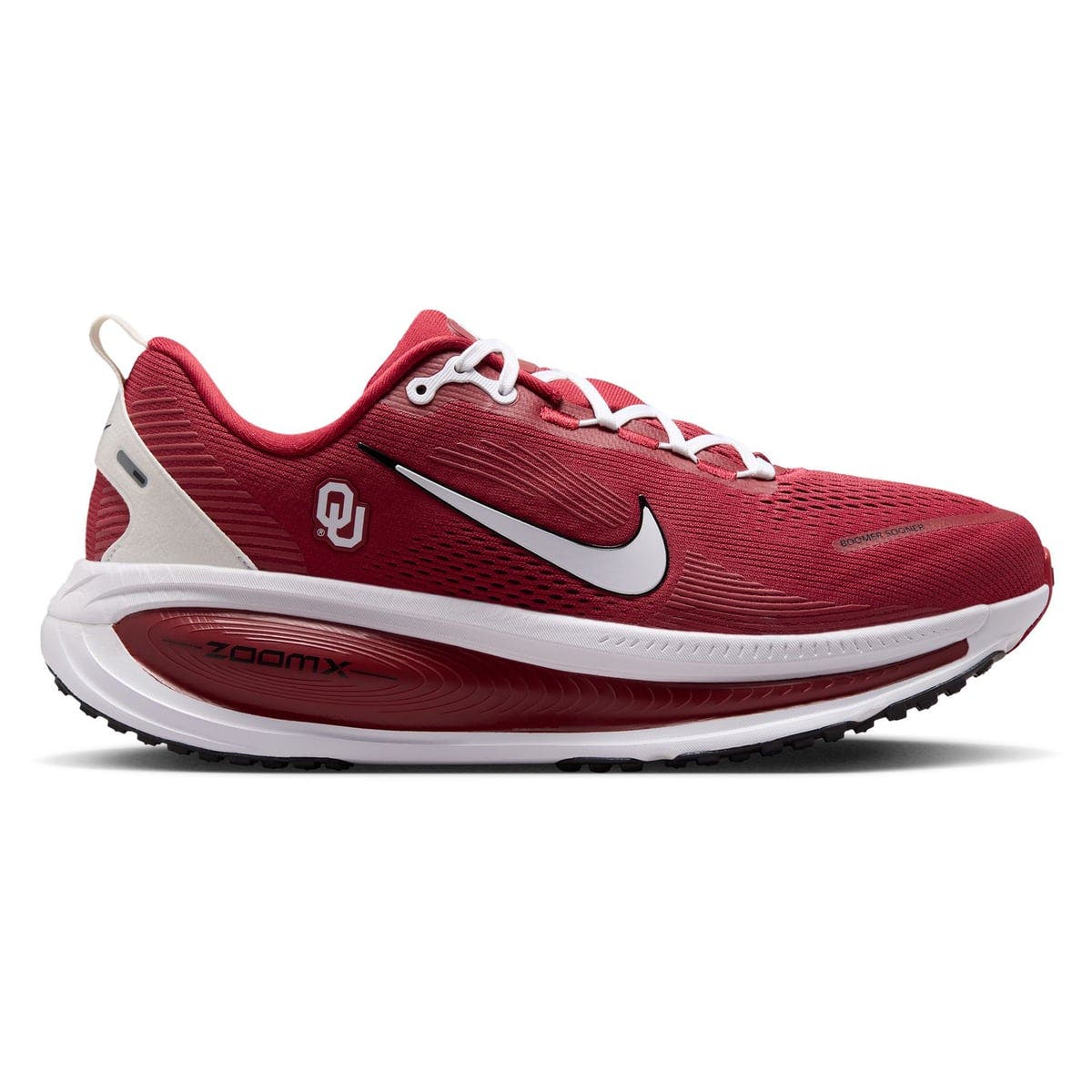 Men's Nike Oklahoma Sooners Vomero 18 Running Shoes, Alternate, color, Red