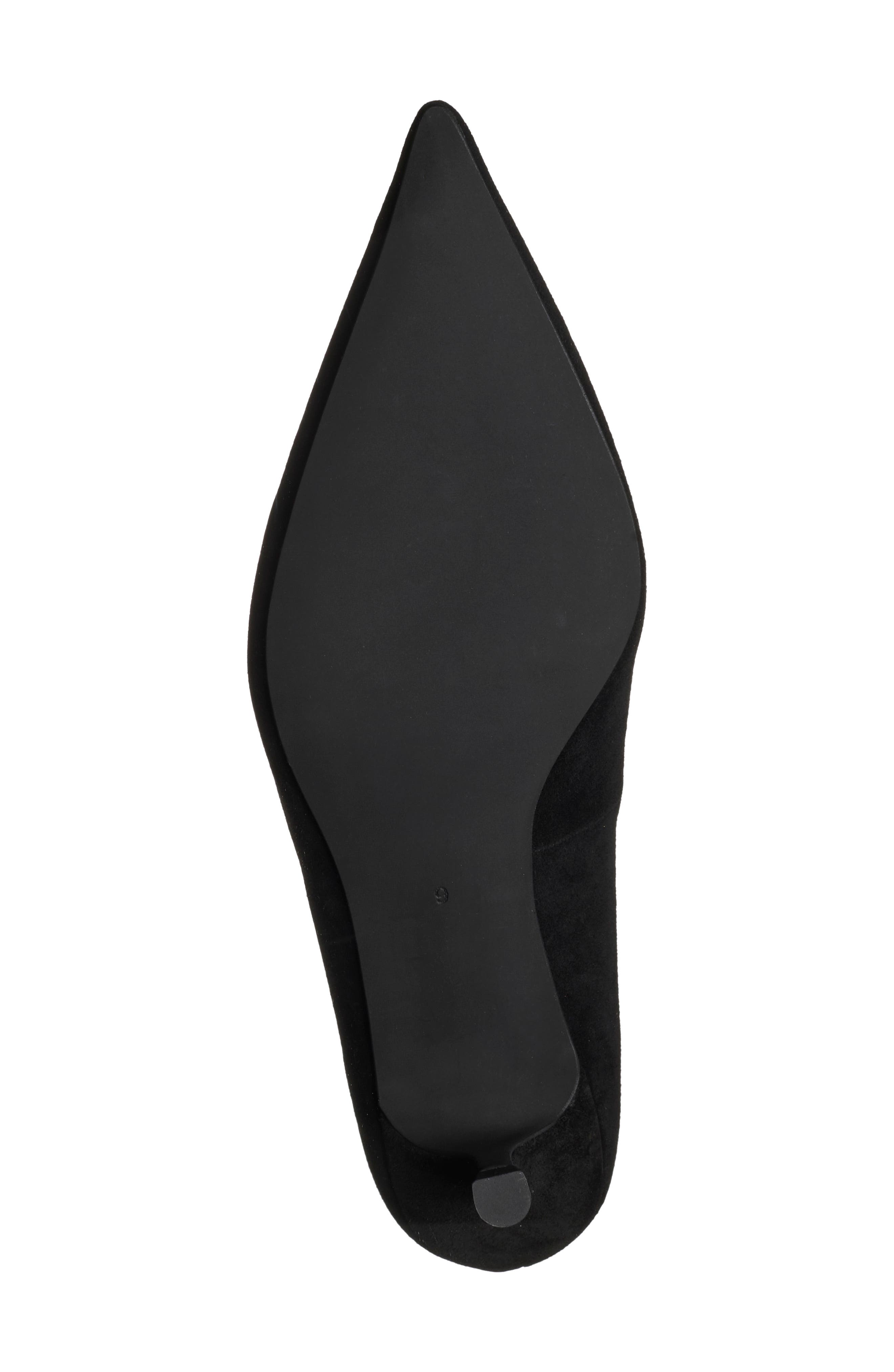 Ida-Mae Pointed Toe Pump, Alternate, color, BLACK SUEDE