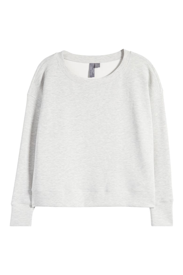 Sand Wash CloudWeight Sweatshirt, Alternate, color, ICE GREY M