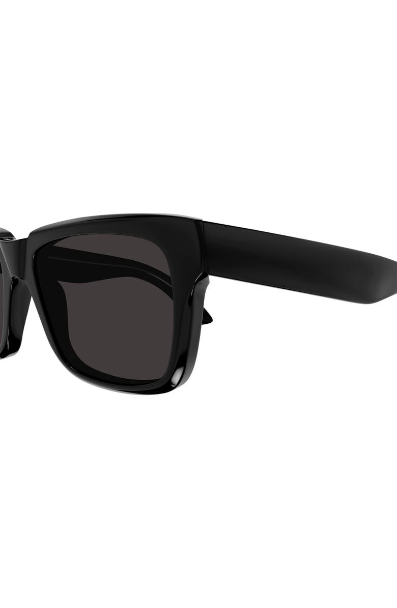 Balenciaga 55mm Rectangular Sunglasses, Alternate, color, 