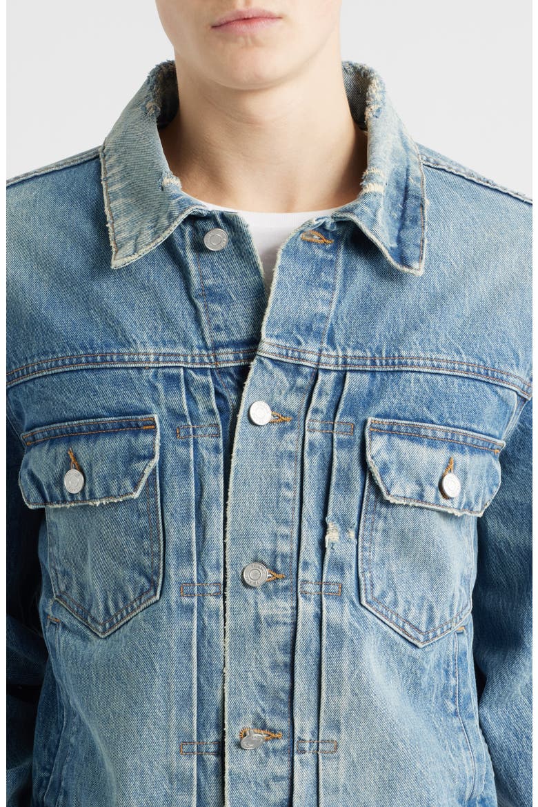 Distressed Denim Jacket, Alternate, color, SHORTSTOP