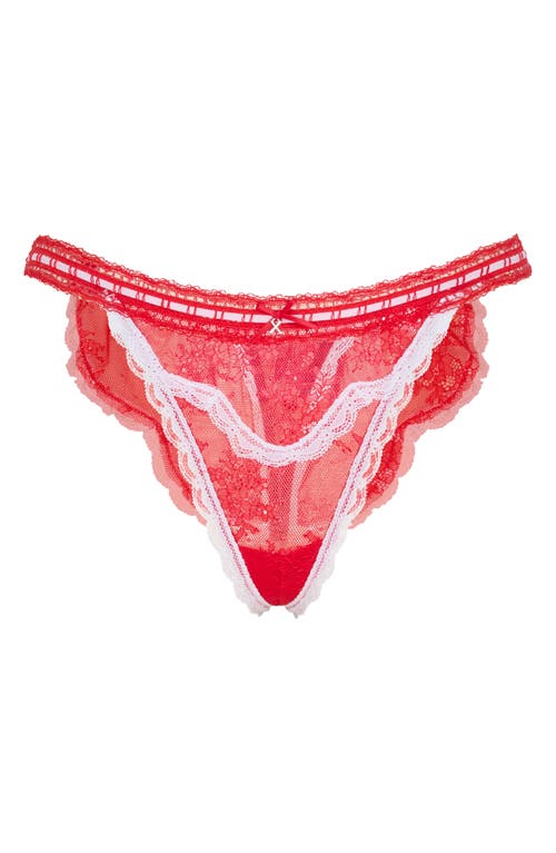 Savage X Fenty Heauxh Thong In Red