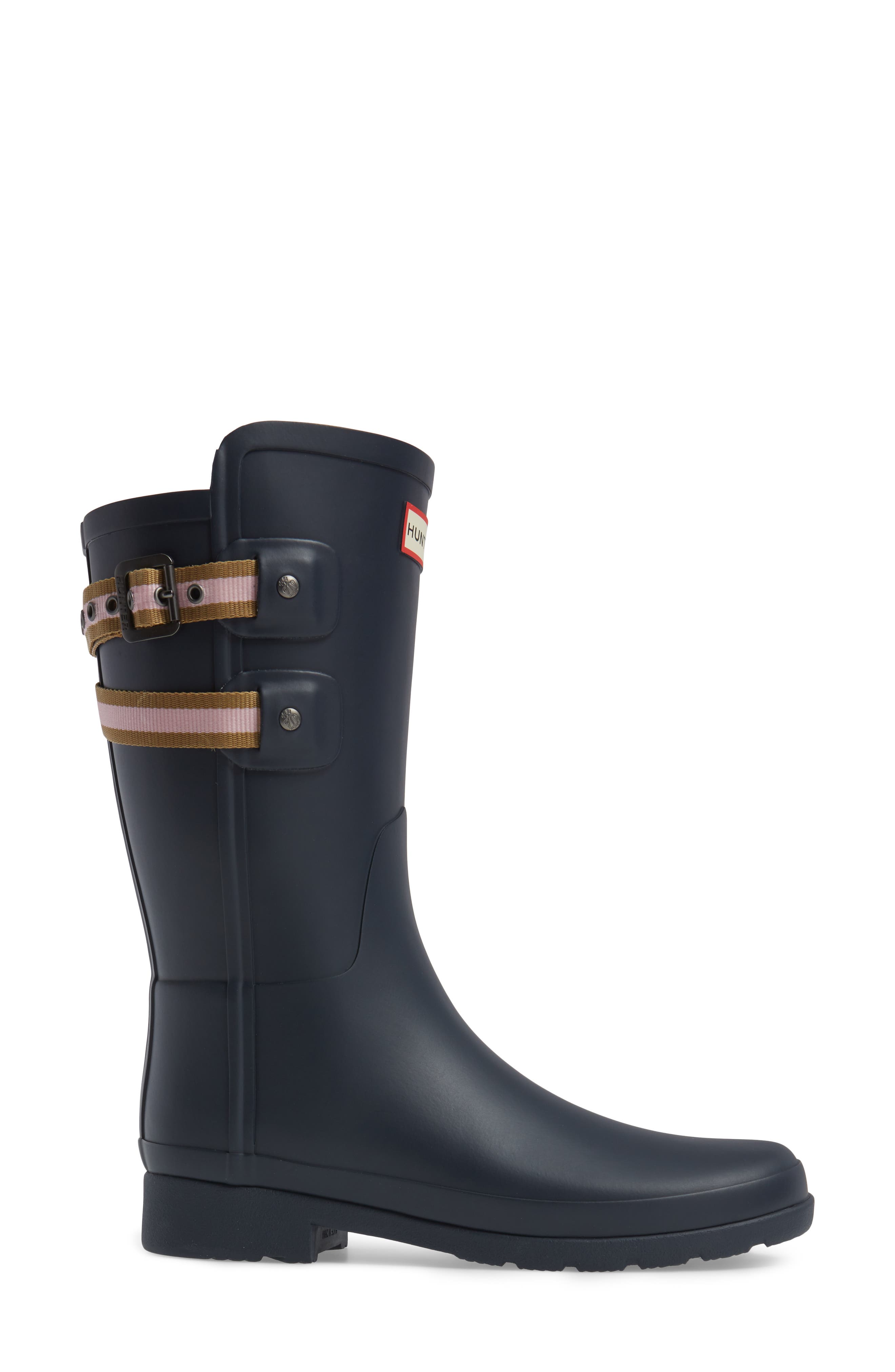 Hunter Original Refined Short Rain Boot, Alternate, color, 