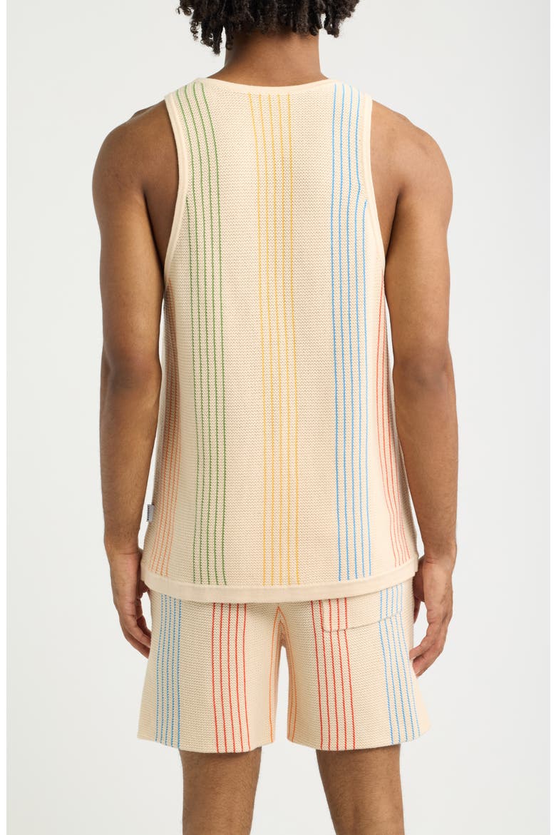 Sliced Knit Tank Top, Alternate, color, BEIGE