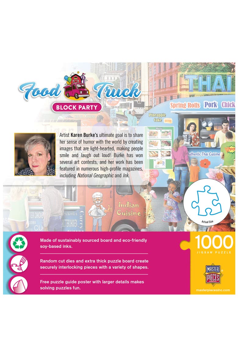 Block Party 1000 Piece Jigsaw Puzzle, Alternate, color, Multicolor