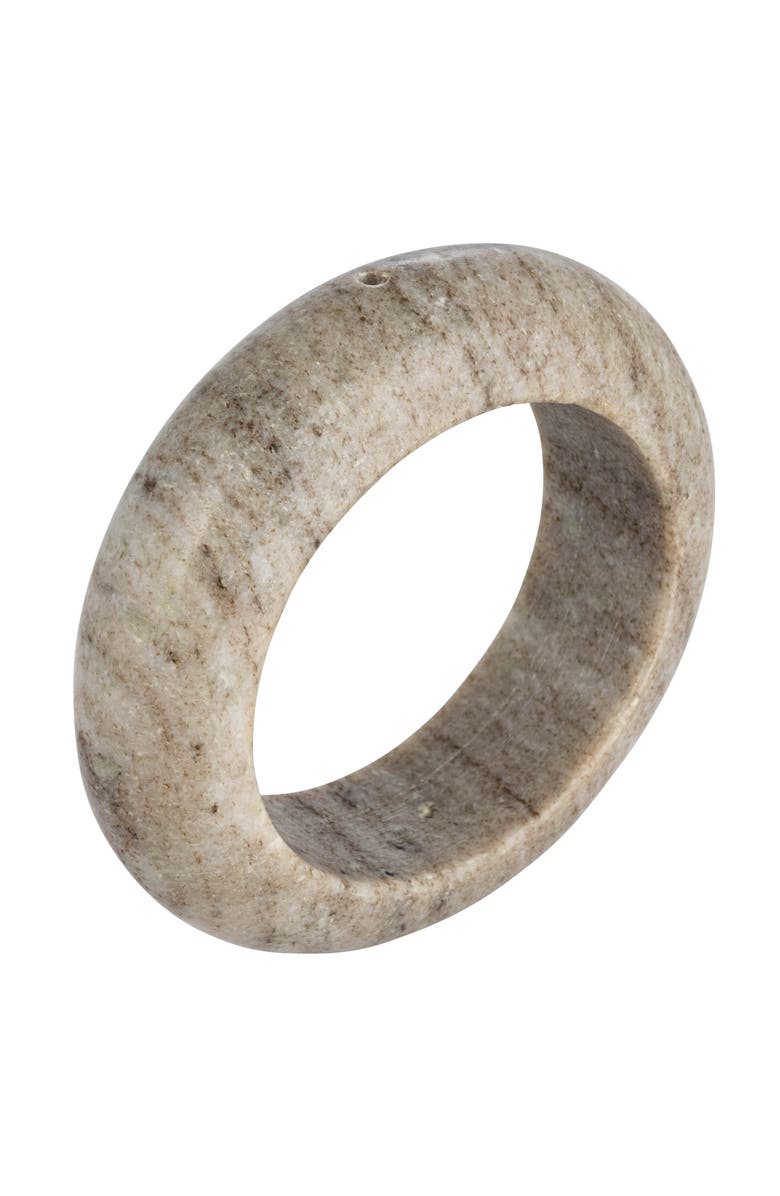 Storied Home Decorative Marble Circle Incense Holder, Beige, Main, color, Tan