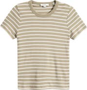 Vince Shrunken 90s Stripe Tee