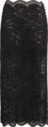 Rabanne Stretch Lace Midi Skirt