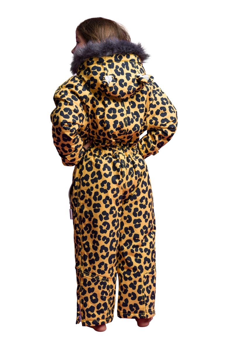 Roarsome Dash the Leopard Ski Suit, Alternate, color, Yellow/Black