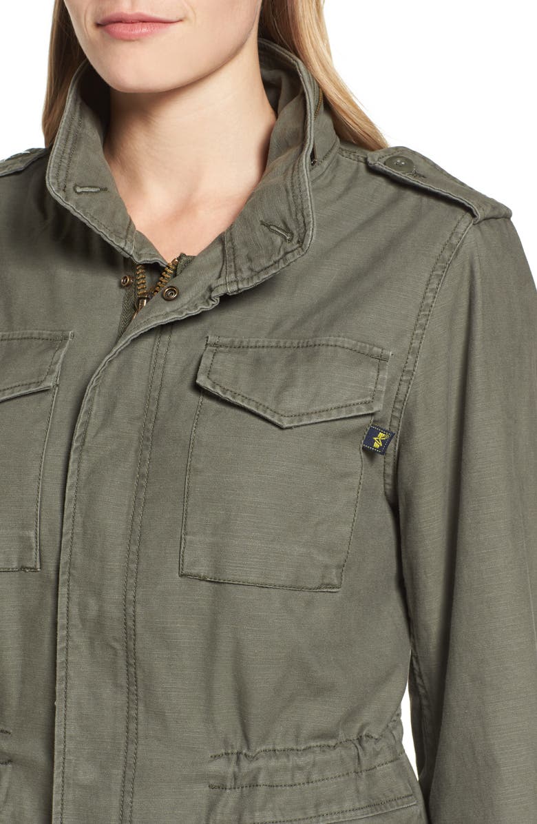 Alpha Industries M-65 Defender Camo Field Jacket, Alternate, color, 