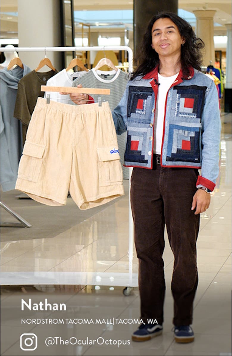 Easy Corduroy Cargo Shorts, sales video thumbnail