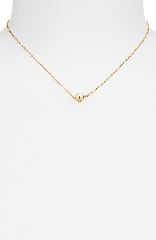Kendra Scott Ashton Cultured Freshwater Pearl Pendant Necklace In Gold