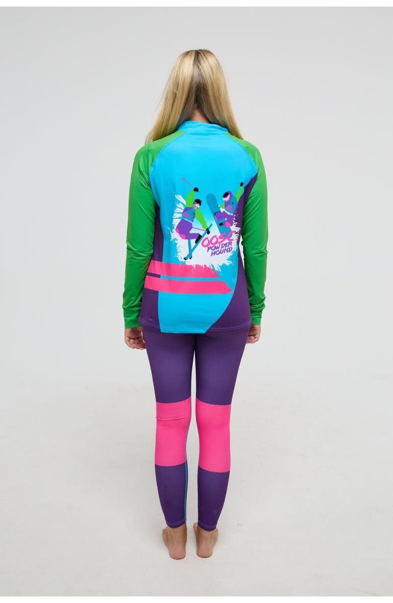 OOSC Baselayer Top - Powder Hound Women's, Alternate, color, Multi-Colour